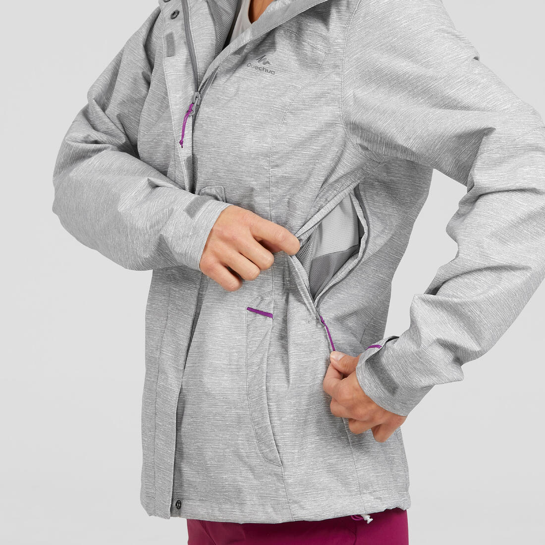 CHAQUETA IMPERMEABLE DE SENDERISMO MUJER MH100 - Image 5