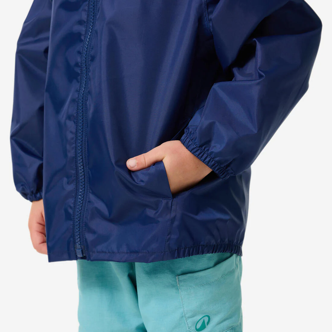 Chaqueta impermeable de senderismo niños 2-6 años, MH100 zip kid - Image 12