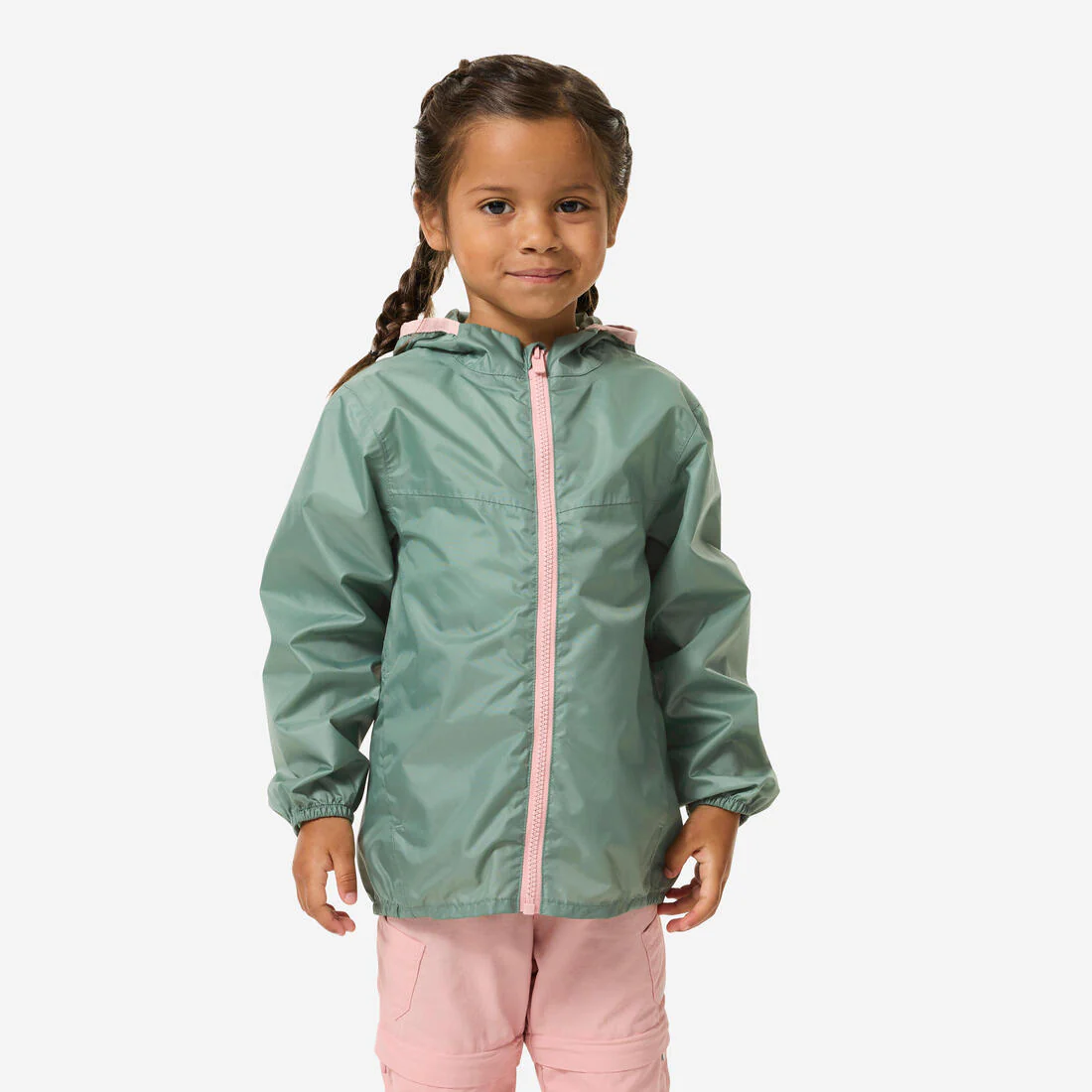 Chaqueta impermeable de senderismo niños 2-6 años, MH100 zip kid - Image 2