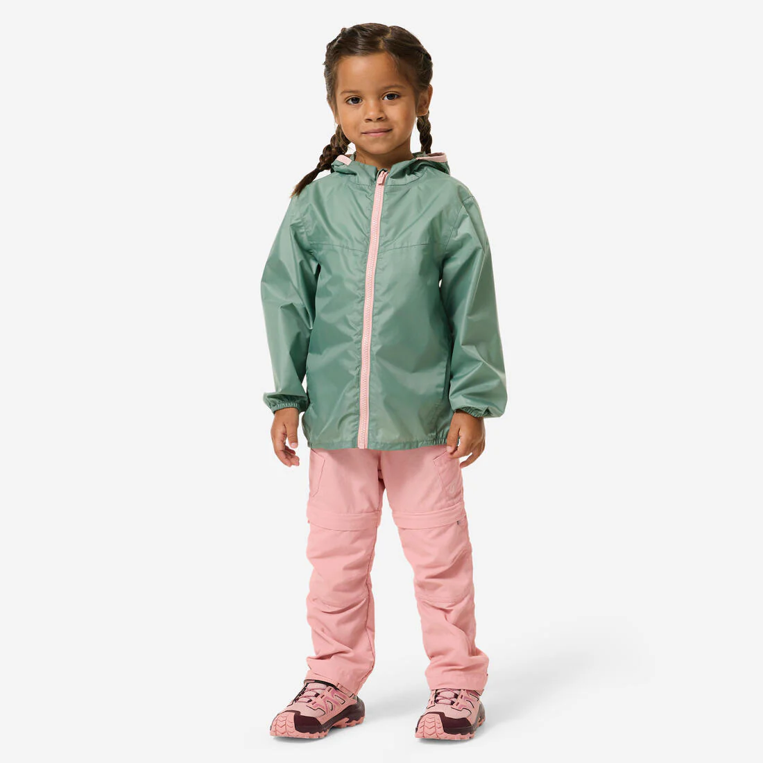 Chaqueta impermeable de senderismo niños 2-6 años, MH100 zip kid - Image 4