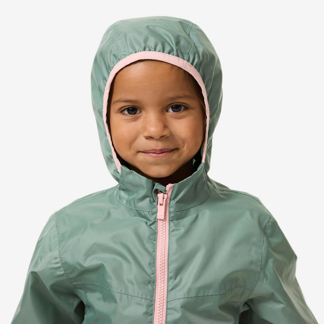 Chaqueta impermeable de senderismo niños 2-6 años, MH100 zip kid - Image 9