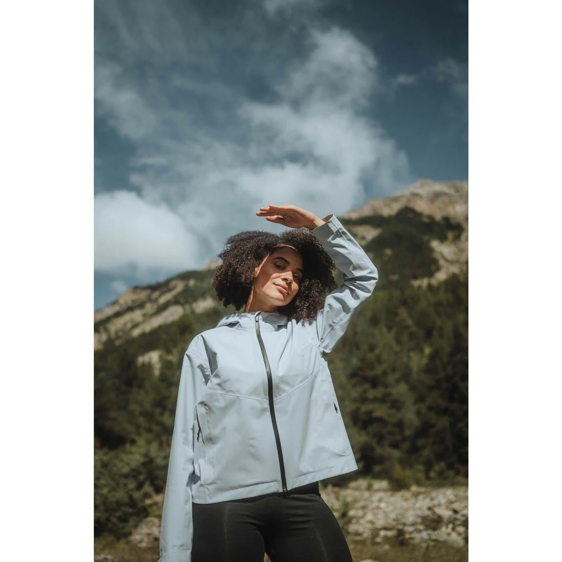 CHAQUETA IMPERMEABLE DE SENDERISMO MUJER MH100 - Image 22