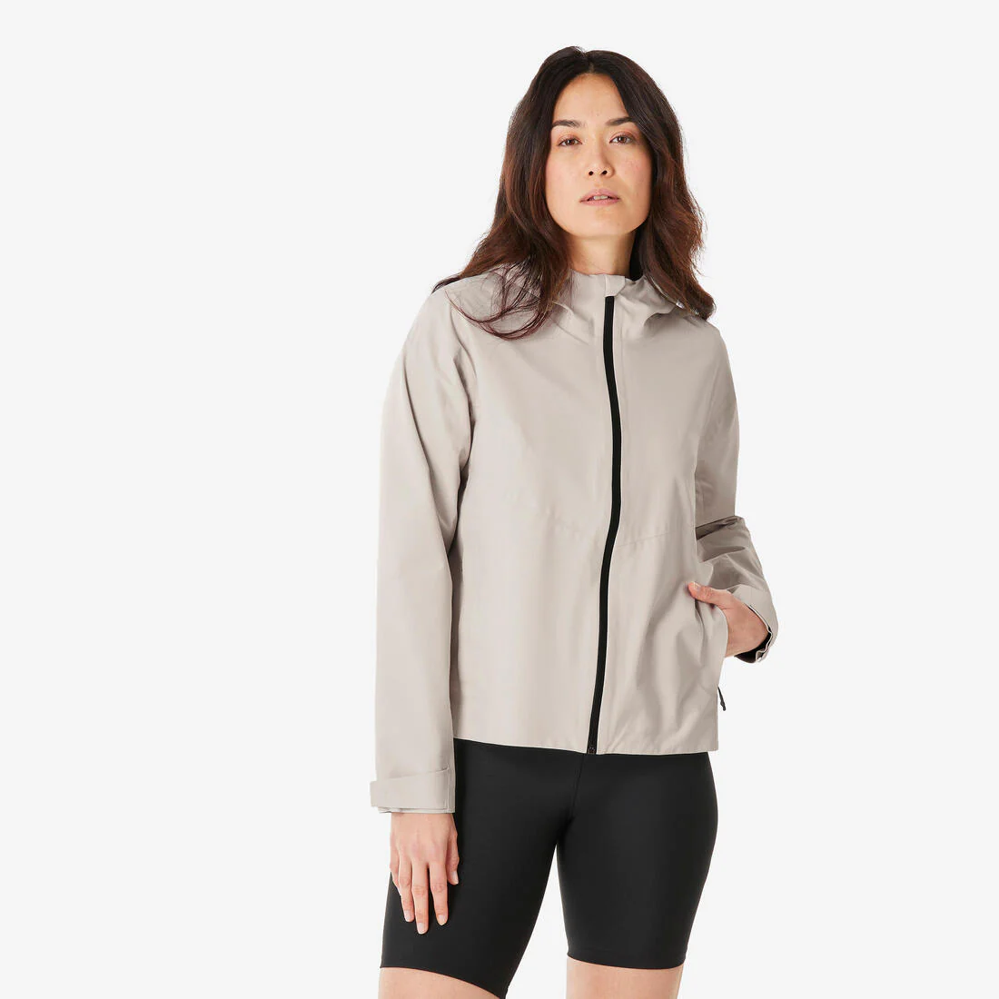 CHAQUETA IMPERMEABLE DE SENDERISMO MUJER MH100 - Image 3