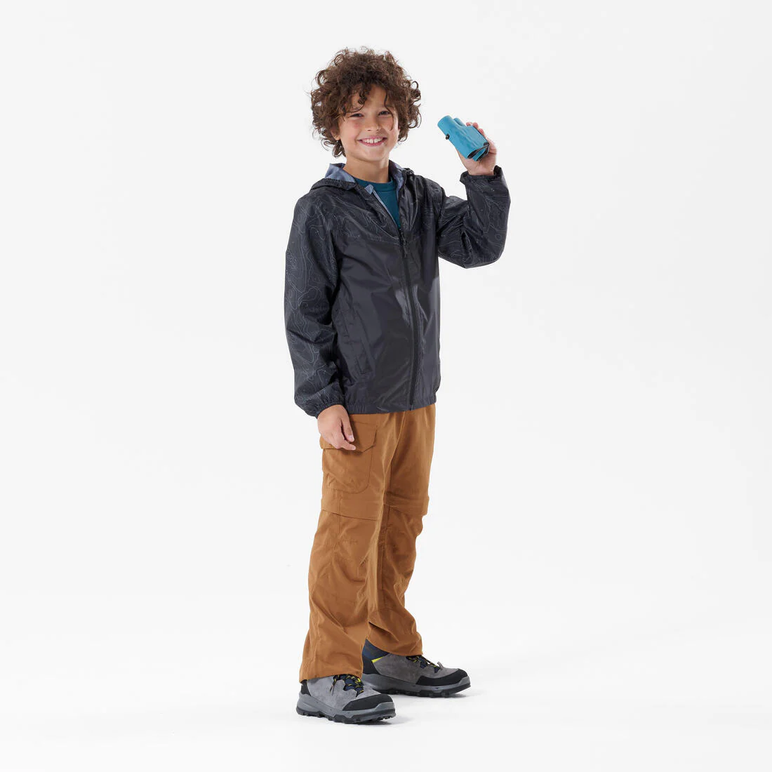 CHAQUETA IMPERMEABLE DE SENDERISMO NIÑOS MH100 - Image 2