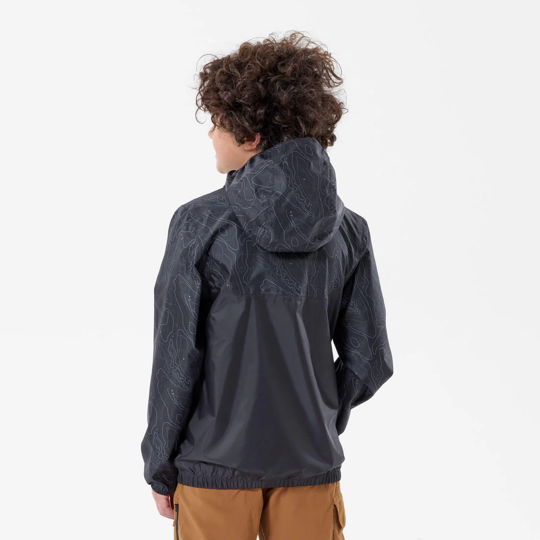 CHAQUETA IMPERMEABLE DE SENDERISMO NIÑOS MH100 - Image 4
