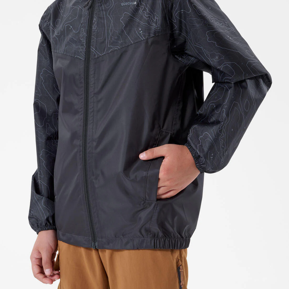 CHAQUETA IMPERMEABLE DE SENDERISMO NIÑOS MH100 - Image 6