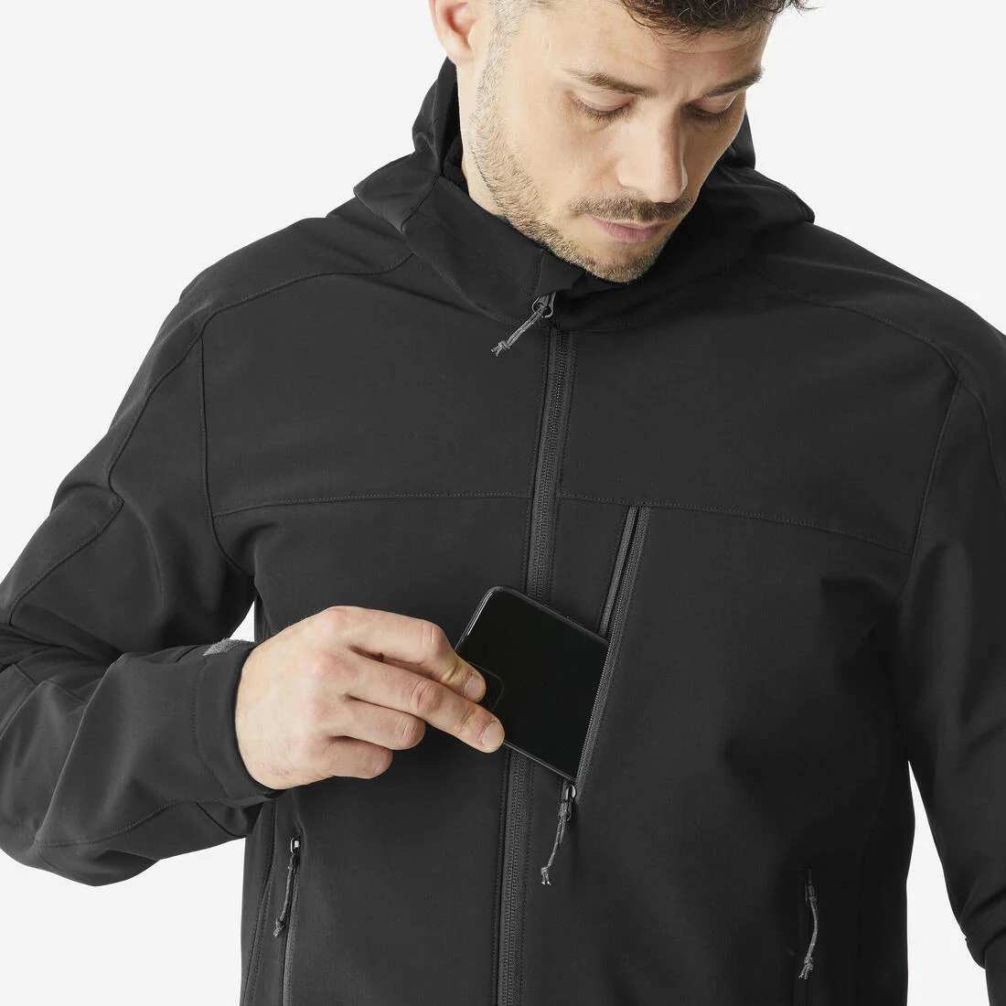 CHAQUETA DE SENDERISMO SOFTSHELL HOMBRE MT500 - Image 7