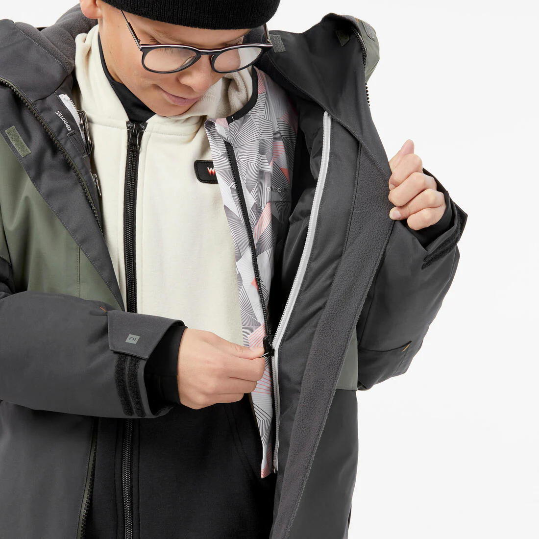CHAQUETA IMPERMEABLE DE SNOWBOARD NIÑOS SNB 500 - Image 4