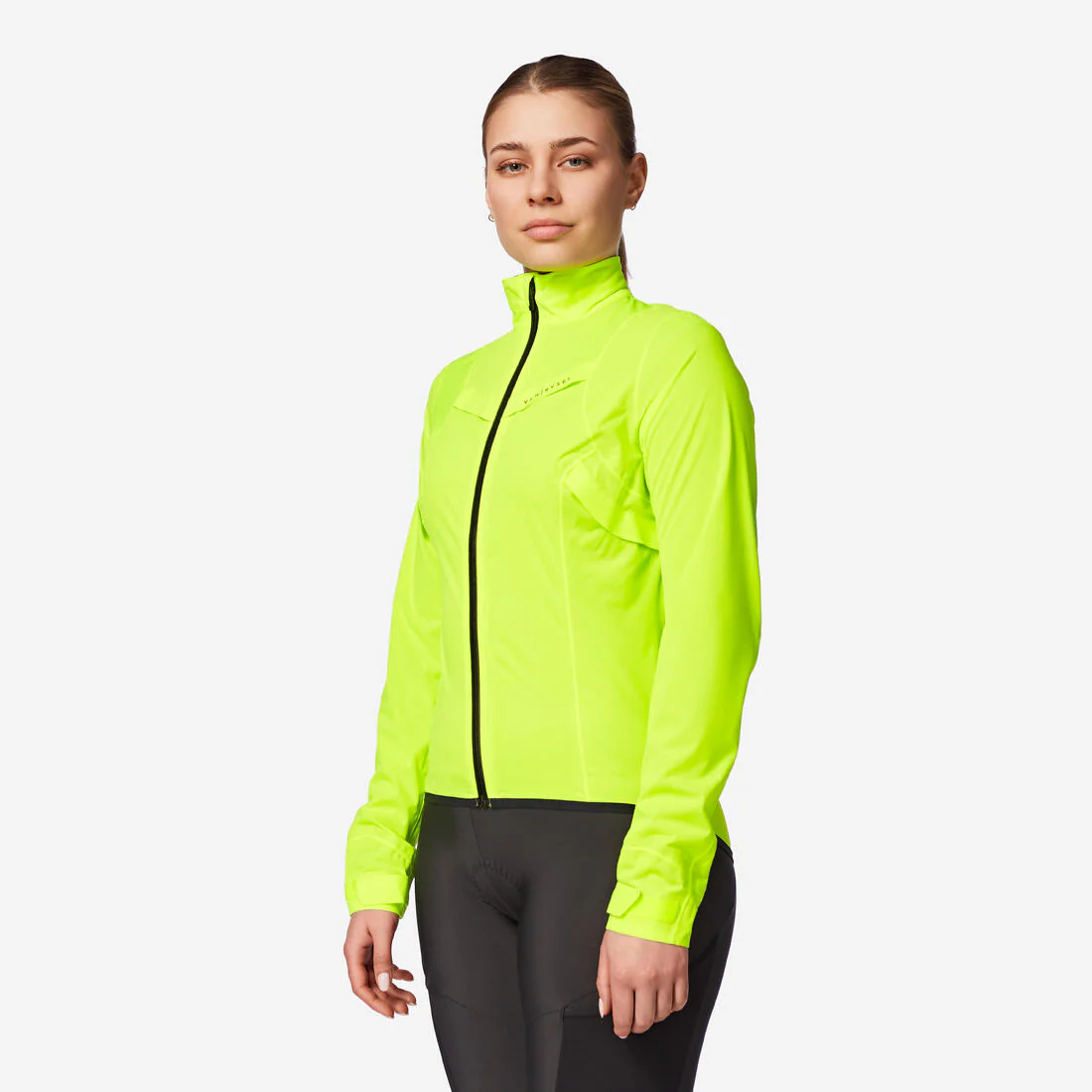 CHAQUETA CICLISMO IMPERMEABLE MUJER - AMARILLO - Image 5
