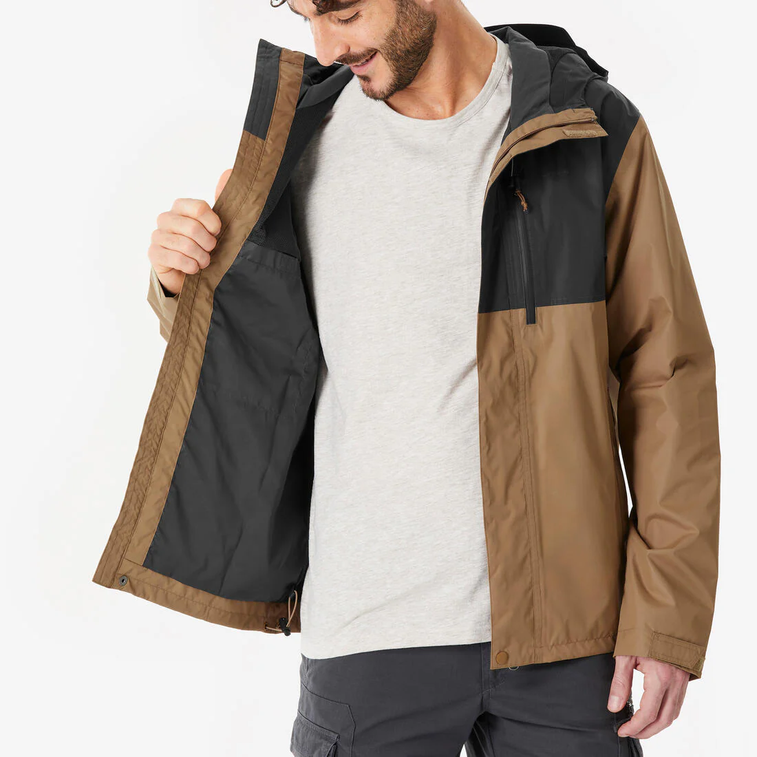 CHAQUETA DE SENDERISMO IMPERMEABLE HOMBRE NH500 - Image 28