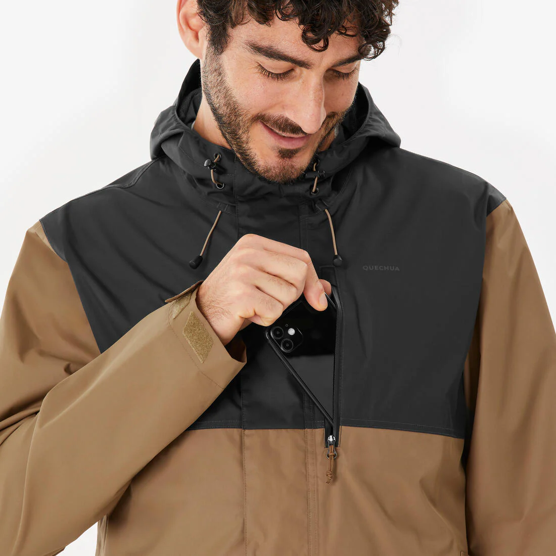 CHAQUETA DE SENDERISMO IMPERMEABLE HOMBRE NH500 - Image 32