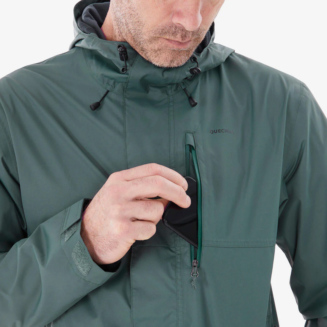 CHAQUETA DE SENDERISMO IMPERMEABLE HOMBRE NH500 - Image 41