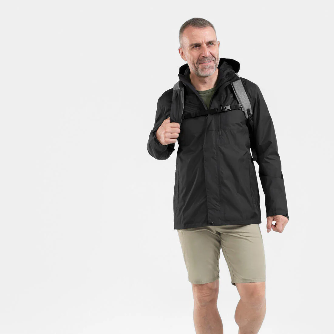 CHAQUETA DE SENDERISMO IMPERMEABLE HOMBRE NH500 - Image 8