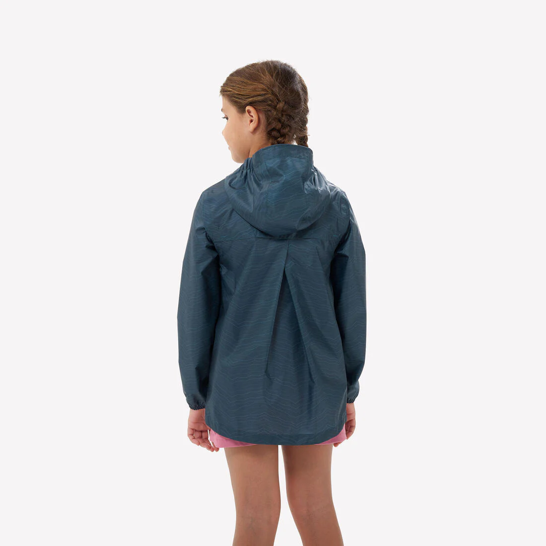 CHAQUETA IMPERMEABLE DE SENDERISMO - MH100 CIERRE - NIÑOS 7-15 AÑOS - Image 4