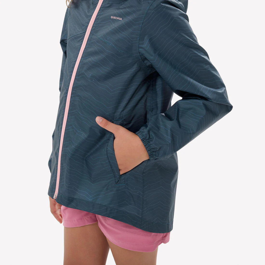 CHAQUETA IMPERMEABLE DE SENDERISMO - MH100 CIERRE - NIÑOS 7-15 AÑOS - Image 6
