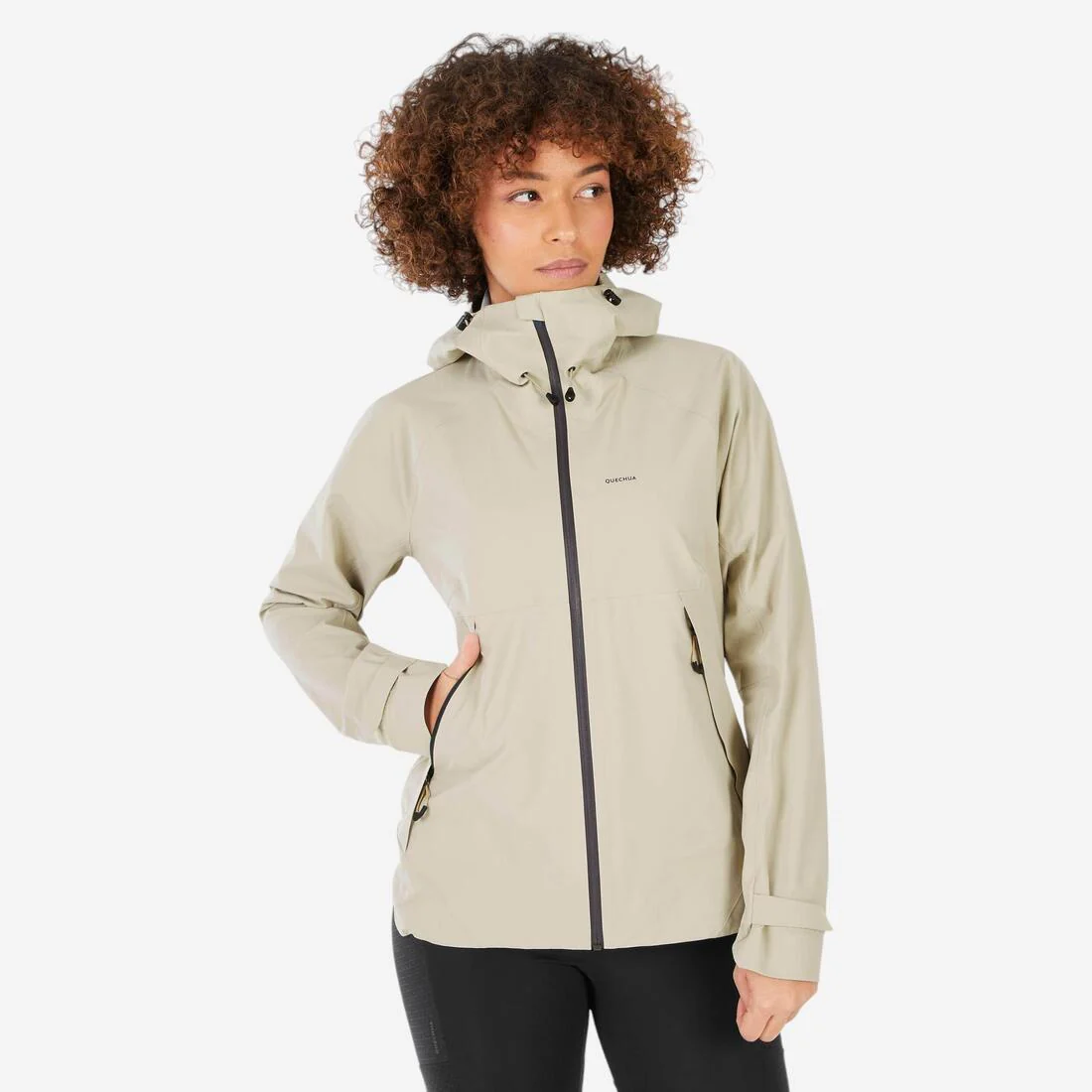 CHAQUETA IMPERMEABLE DE SENDERISMO MONTAÑA MH500 MUJER - Image 2