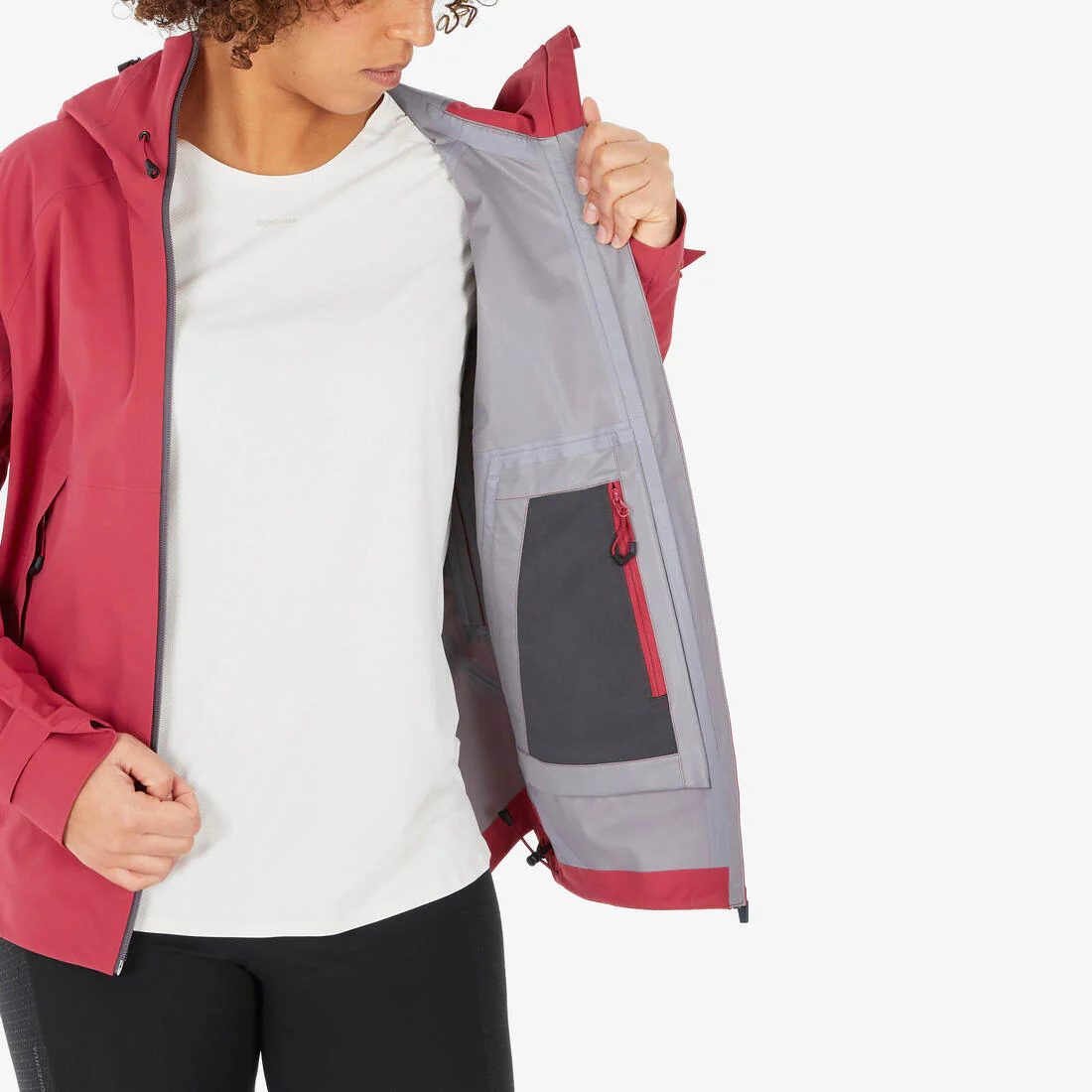 CHAQUETA IMPERMEABLE DE SENDERISMO MONTAÑA MH500 MUJER - Image 20