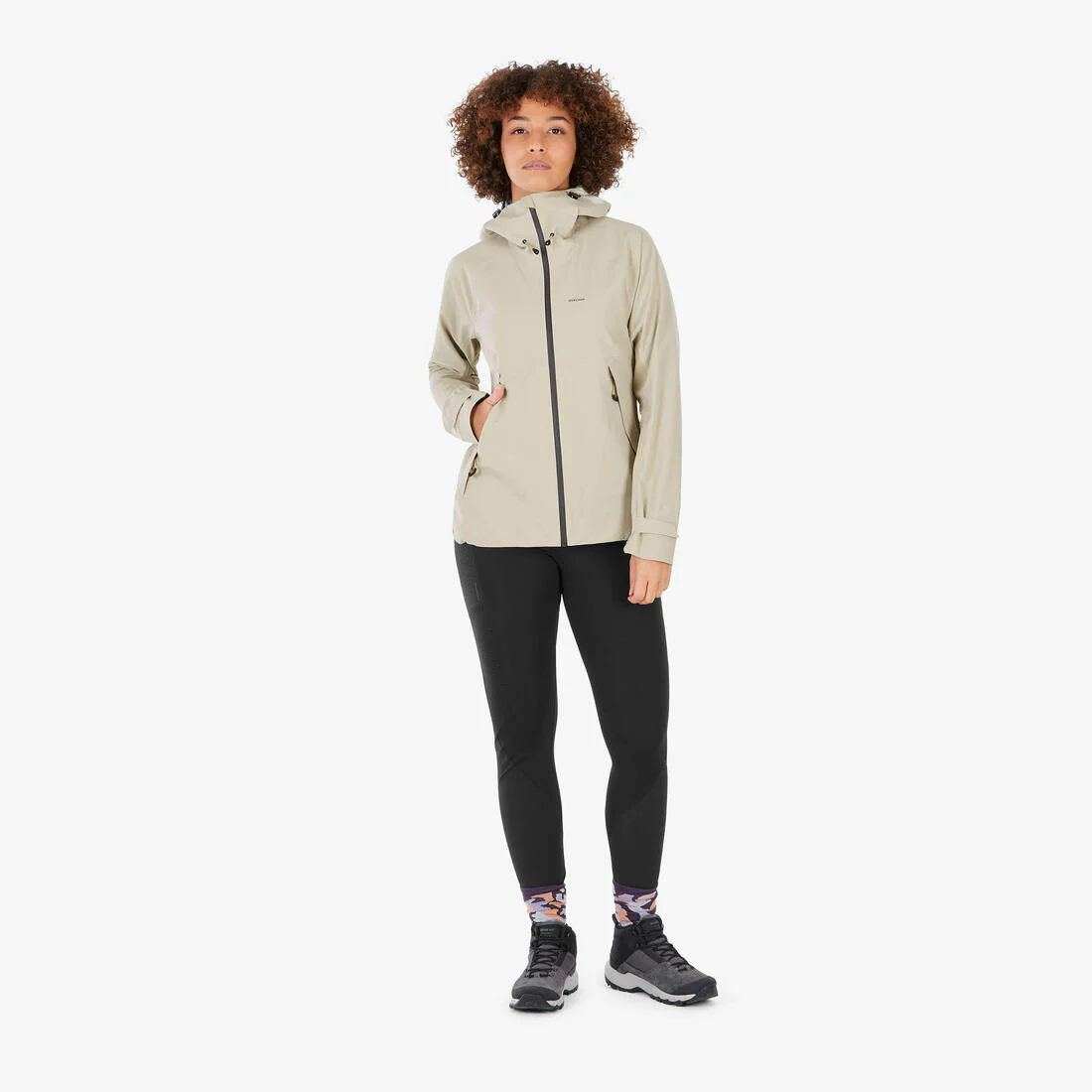 CHAQUETA IMPERMEABLE DE SENDERISMO MONTAÑA MH500 MUJER - Image 4