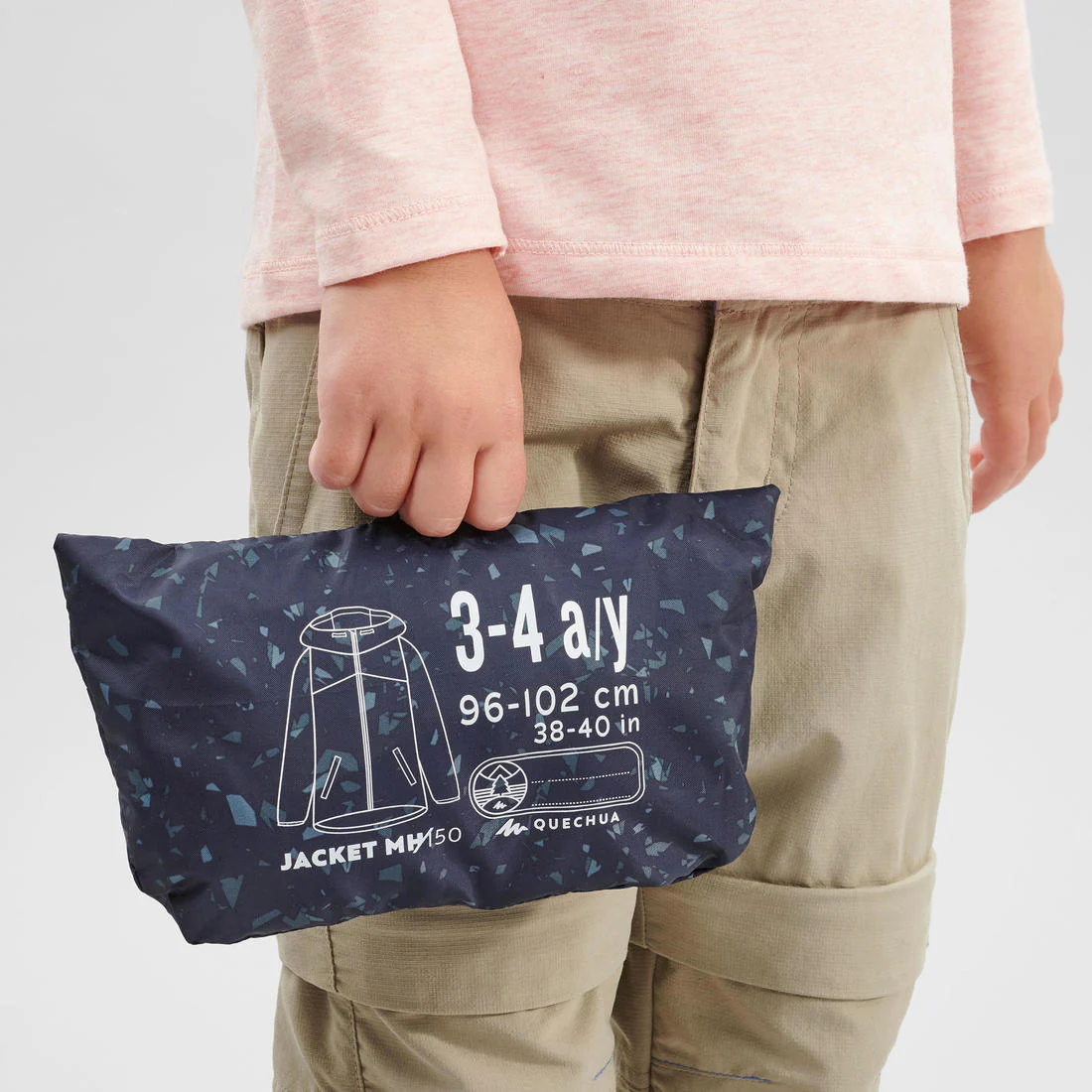 CHAQUETA IMPERMEABLE DE SENDERISMO NIÑOS MH100 - Image 6