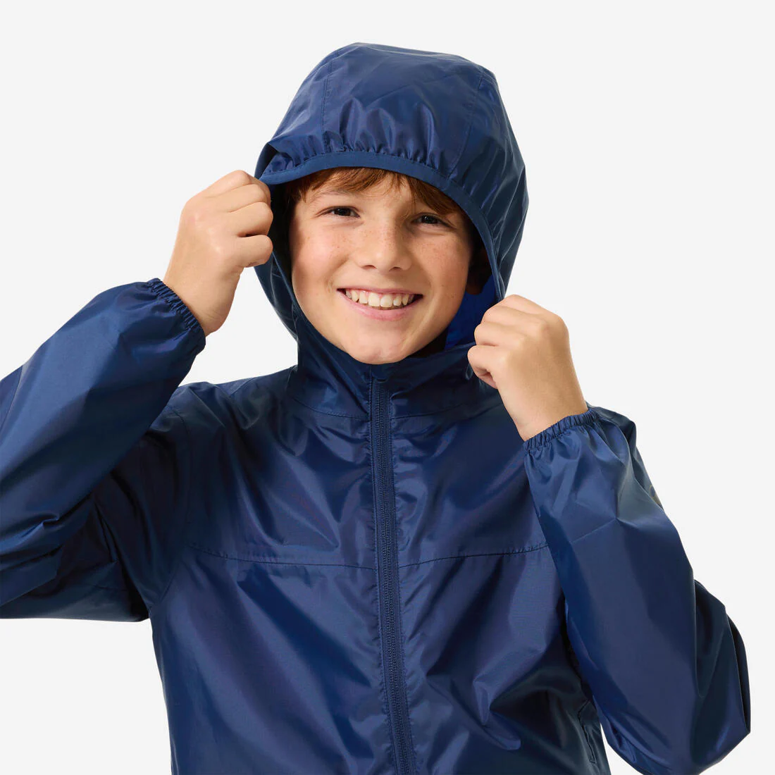 CHAQUETA IMPERMEABLE DE SENDERISMO NIÑOS  7-15 AÑOS - MH100 ZIP - Image 10