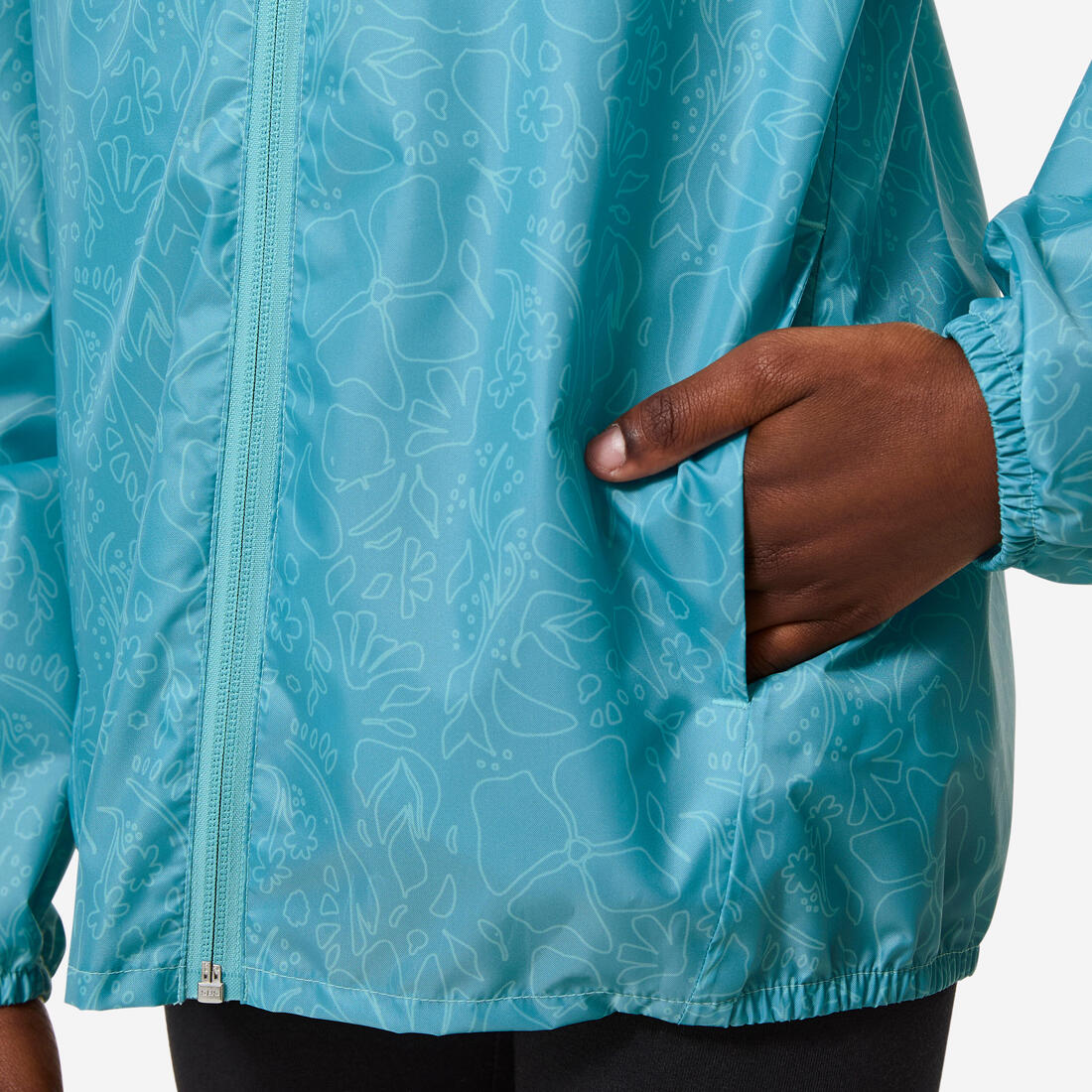 CHAQUETA IMPERMEABLE DE SENDERISMO NIÑOS  7-15 AÑOS - MH100 ZIP - Image 11