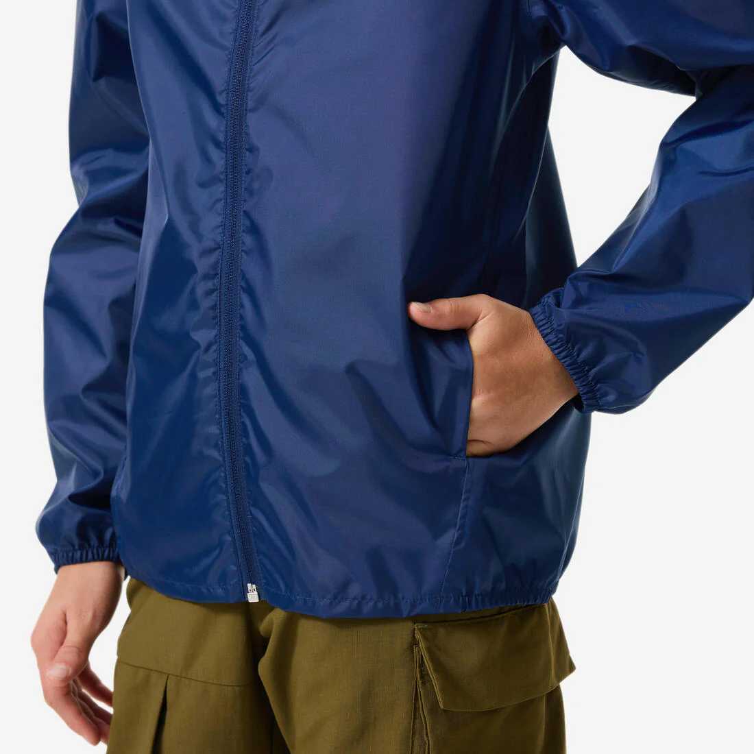 CHAQUETA IMPERMEABLE DE SENDERISMO NIÑOS  7-15 AÑOS - MH100 ZIP - Image 12