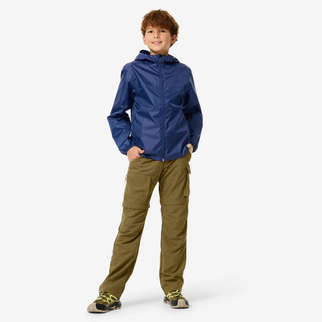 CHAQUETA IMPERMEABLE DE SENDERISMO NIÑOS  7-15 AÑOS - MH100 ZIP - Image 3