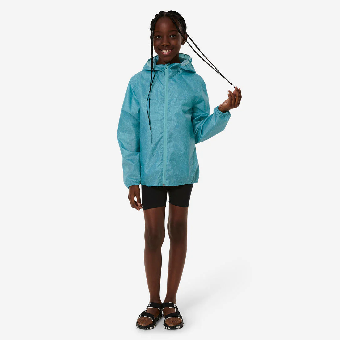 CHAQUETA IMPERMEABLE DE SENDERISMO NIÑOS  7-15 AÑOS - MH100 ZIP - Image 4