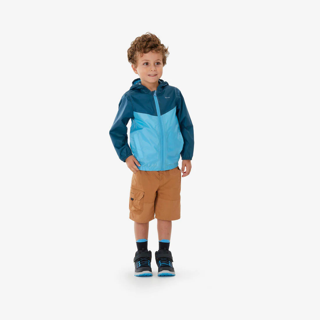 CHAQUETA IMPERMEABLE DE SENDERISMO NIÑOS MH100 ZIP - Image 2