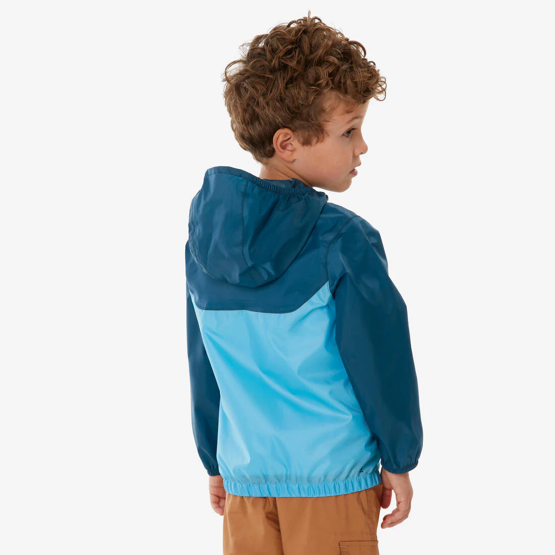 CHAQUETA IMPERMEABLE DE SENDERISMO NIÑOS MH100 ZIP - Image 4