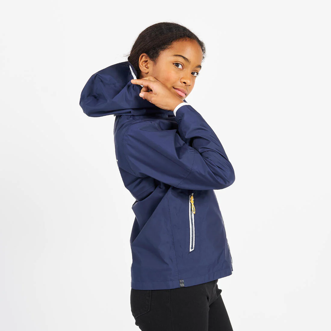 Chaqueta impermeable navegación  niños celeste - Image 10