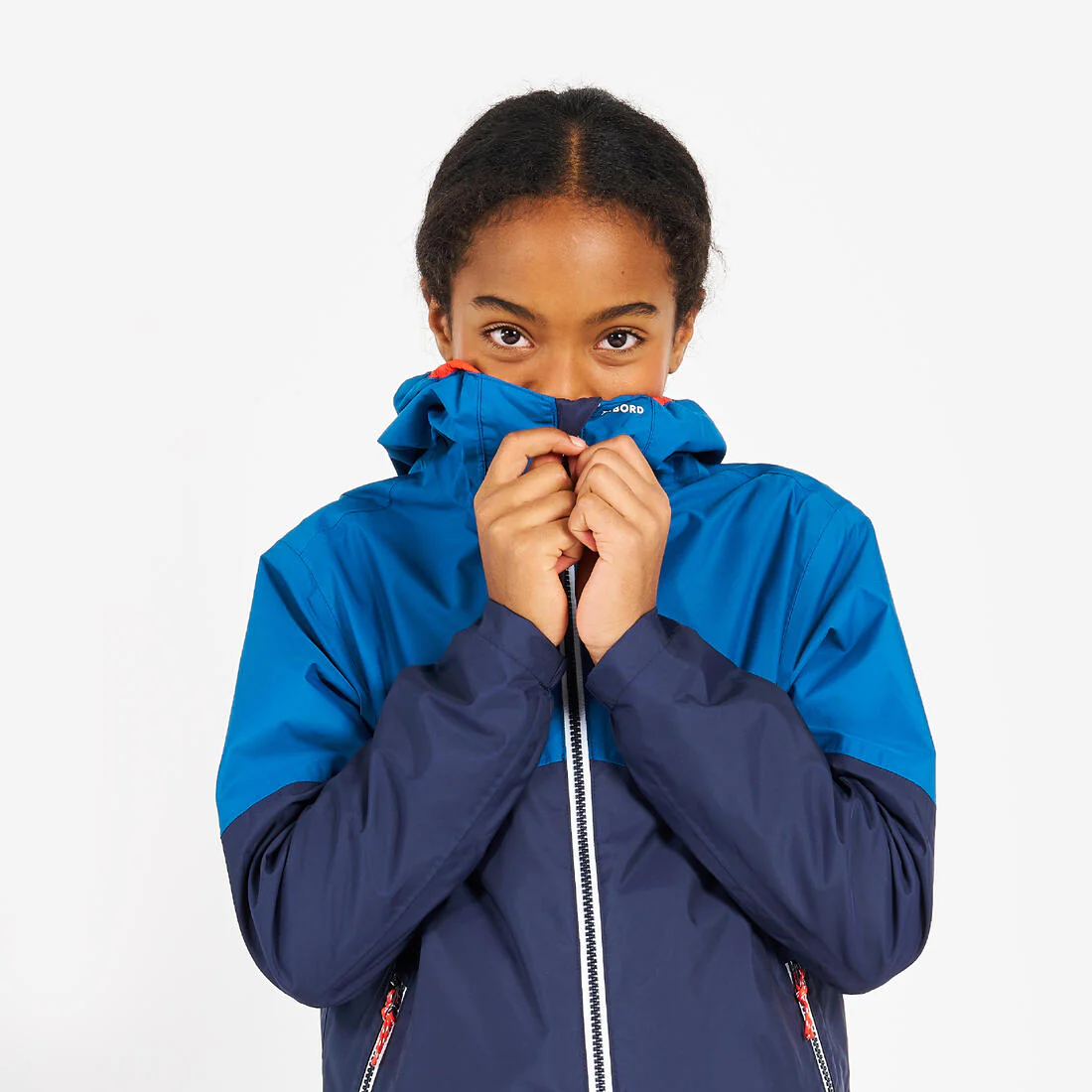 Chaqueta impermeable navegación  niños celeste - Image 14