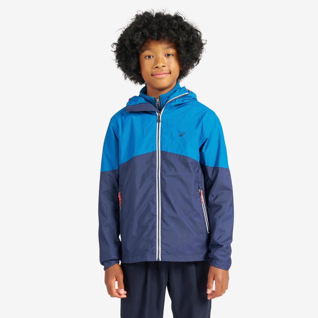 Chaqueta impermeable navegación  niños celeste - Image 2