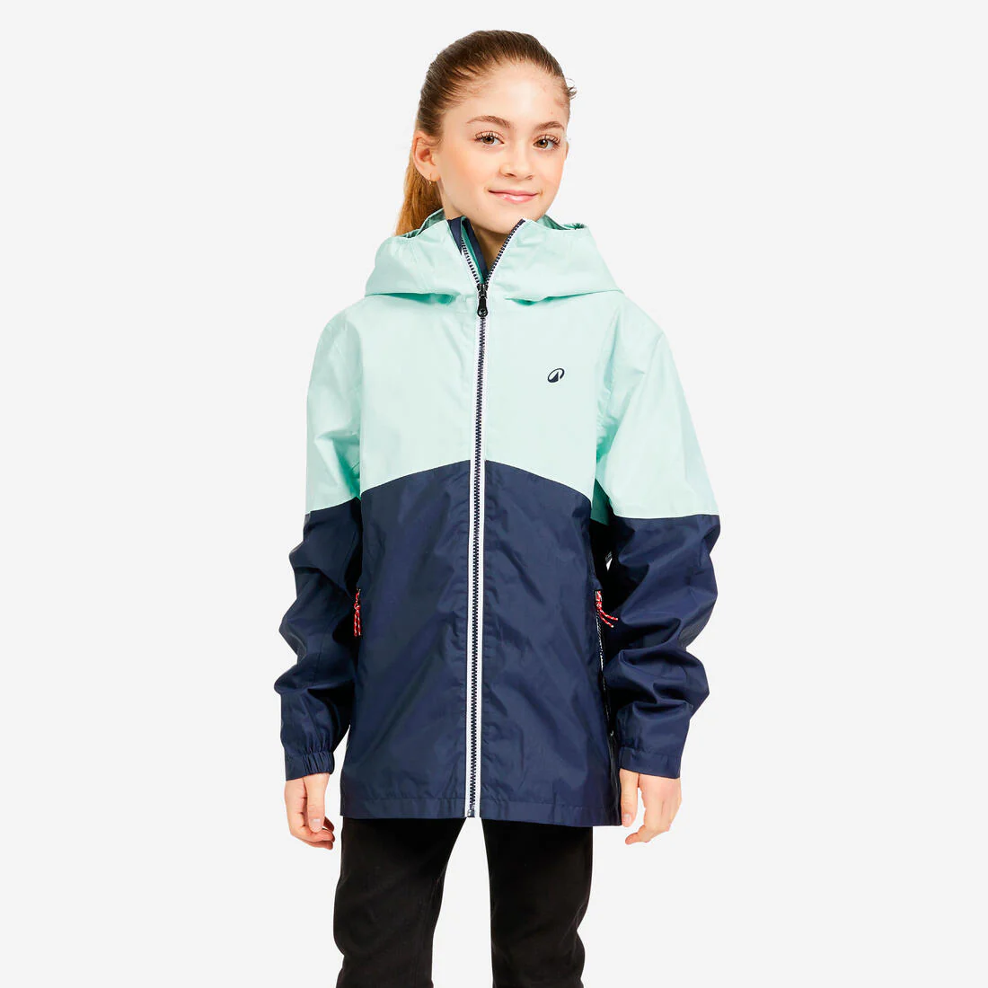 Chaqueta impermeable navegación  niños celeste - Image 3