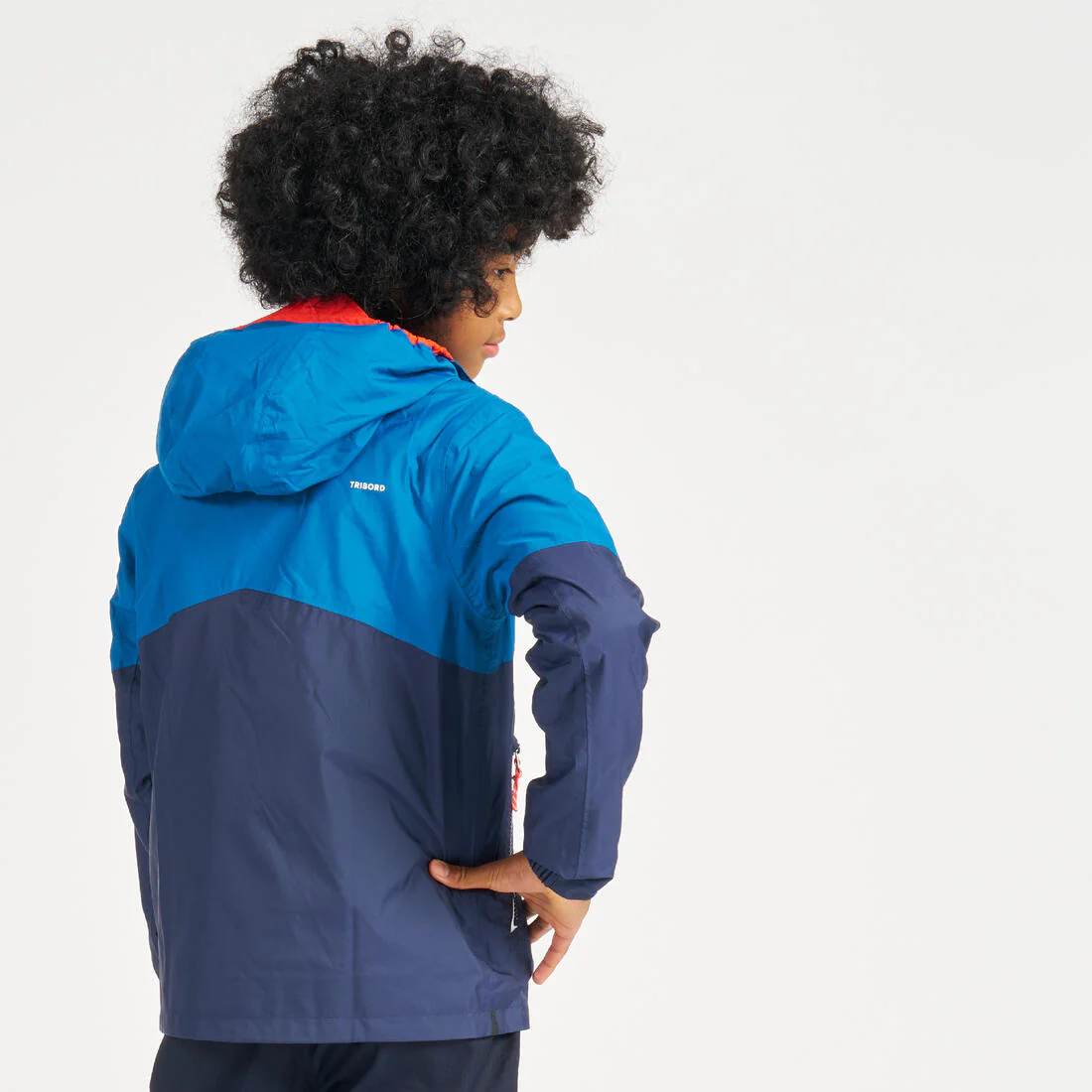 Chaqueta impermeable navegación  niños celeste - Image 37