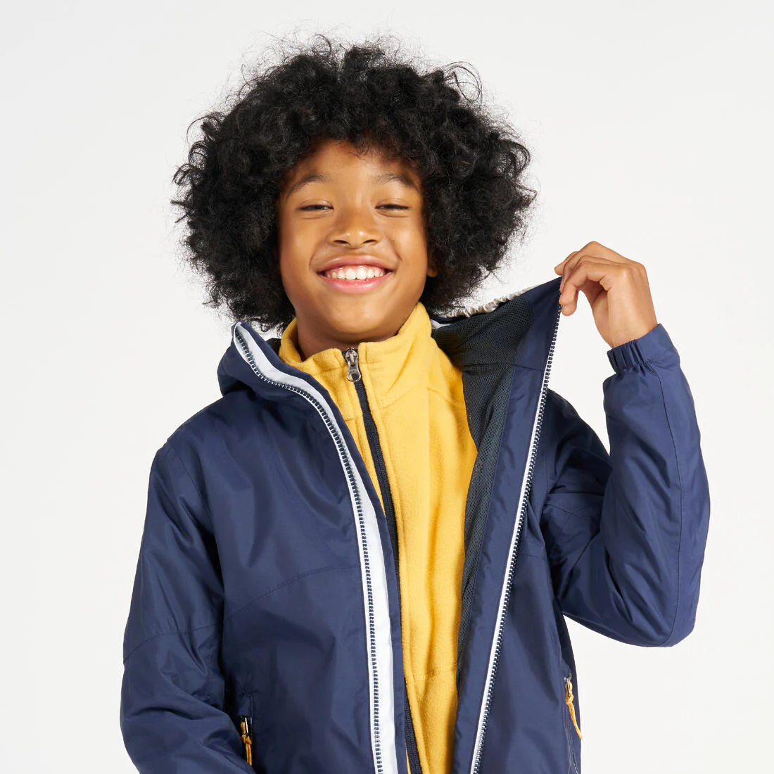 Chaqueta impermeable navegación  niños celeste - Image 47
