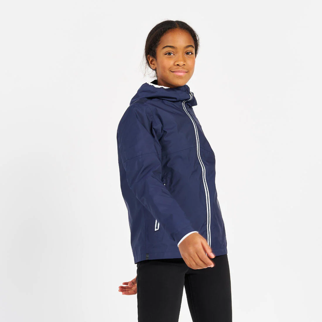 Chaqueta impermeable navegación  niños celeste - Image 5