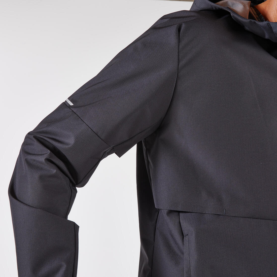 CHAQUETA IMPERMEABLE RUNNING HOMBRE RUN 100 NEGRO - Image 5