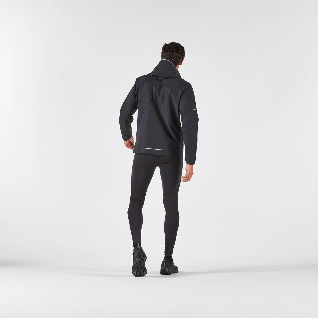 CHAQUETA IMPERMEABLE RUNNING HOMBRE RUN 100 NEGRO - Image 7