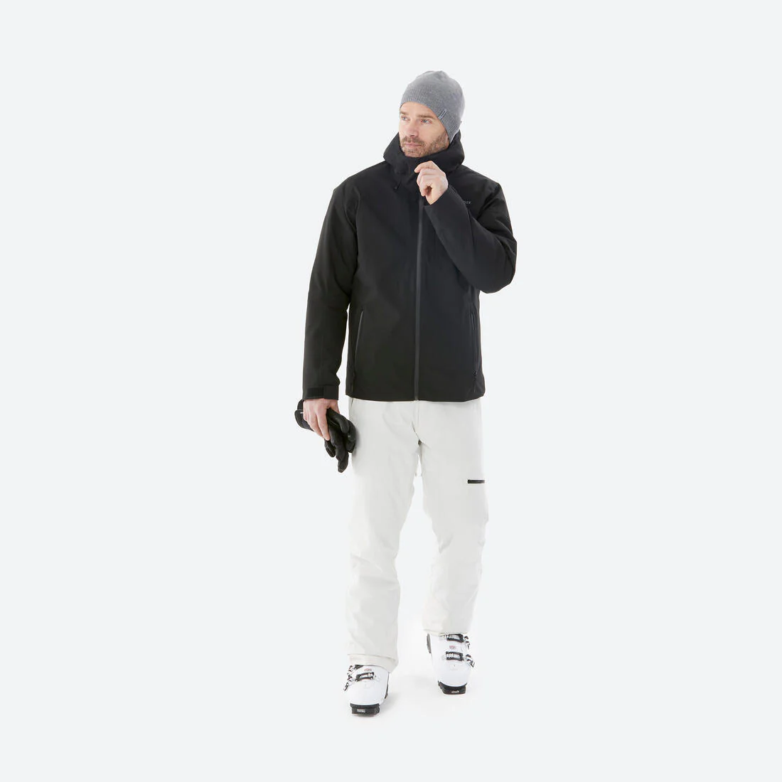Chaqueta de Nieve Ski y Snowboard Hombre - Wedze 500 Impermeable Negra - Image 4