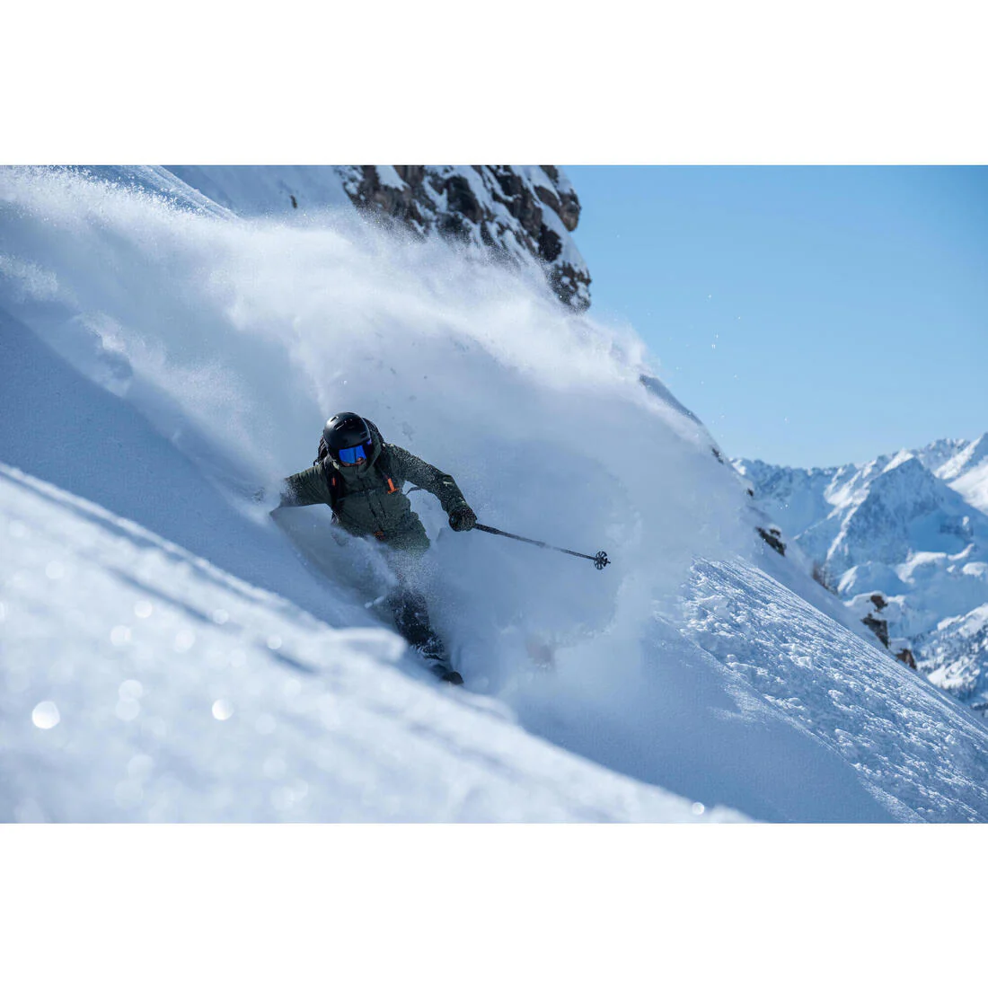 CHAQUETA IMPERMEABLE SKI HOMBRE FR500 - Image 10