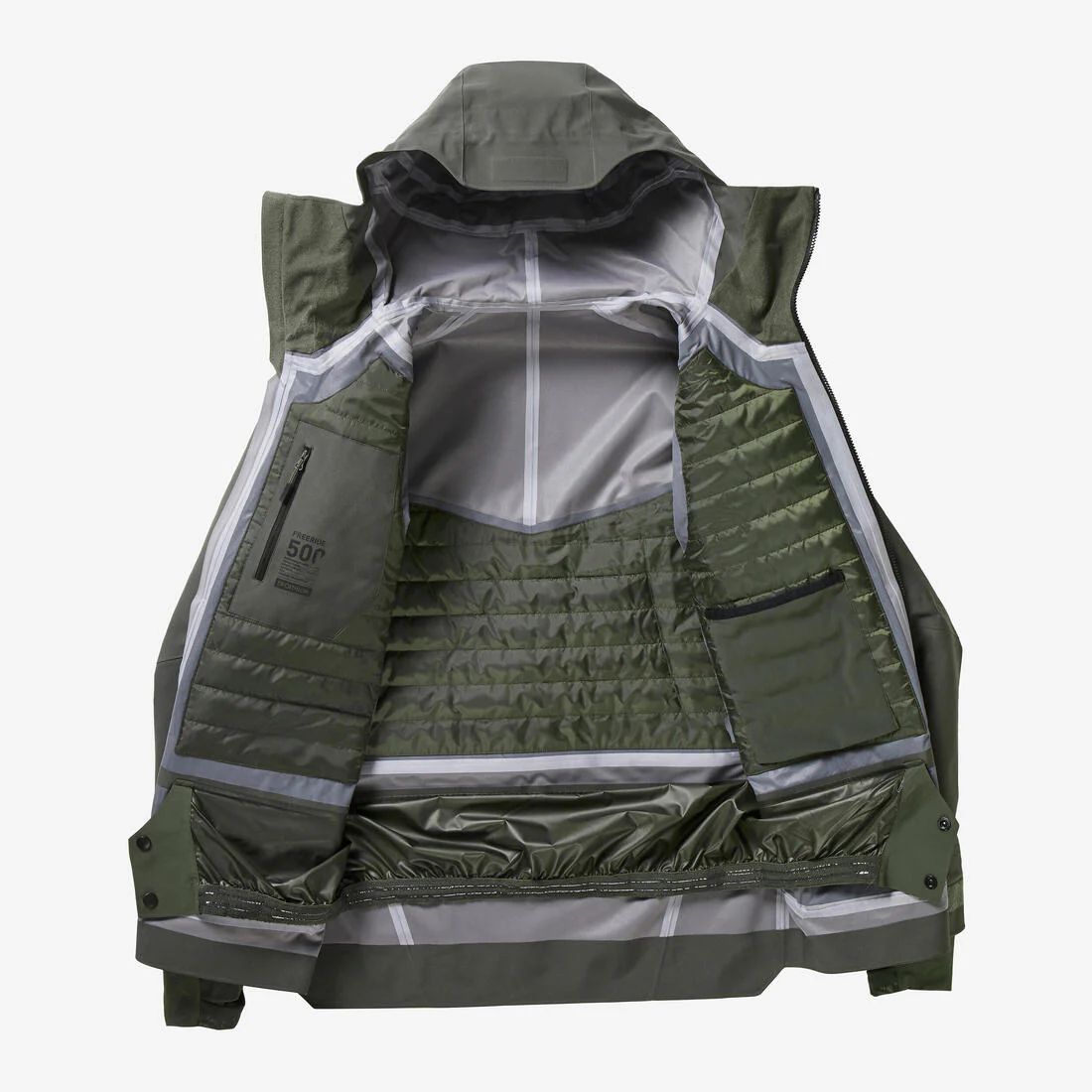 CHAQUETA IMPERMEABLE SKI HOMBRE FR500 - Image 4