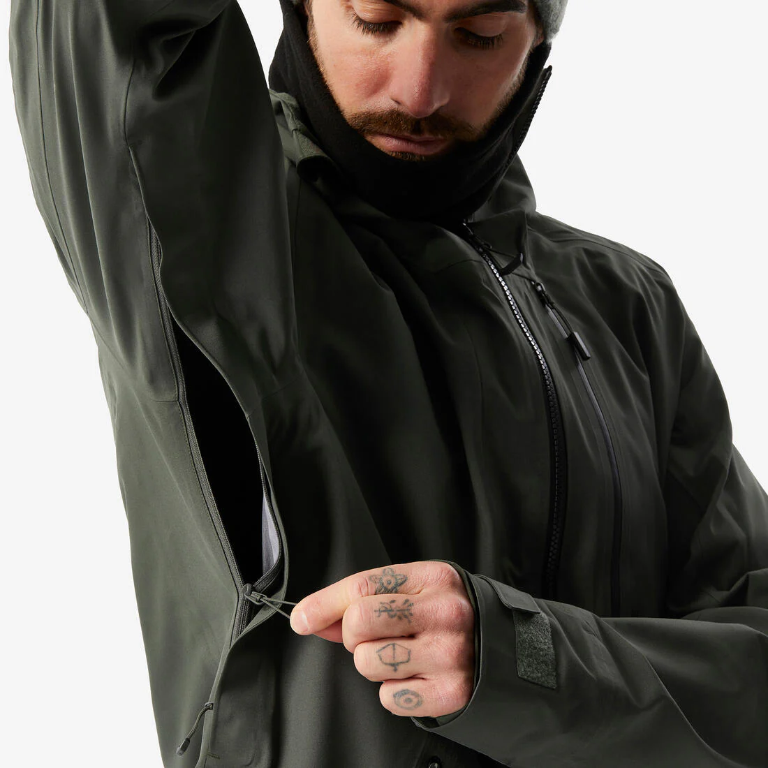 CHAQUETA IMPERMEABLE SKI HOMBRE FR500 - Image 5