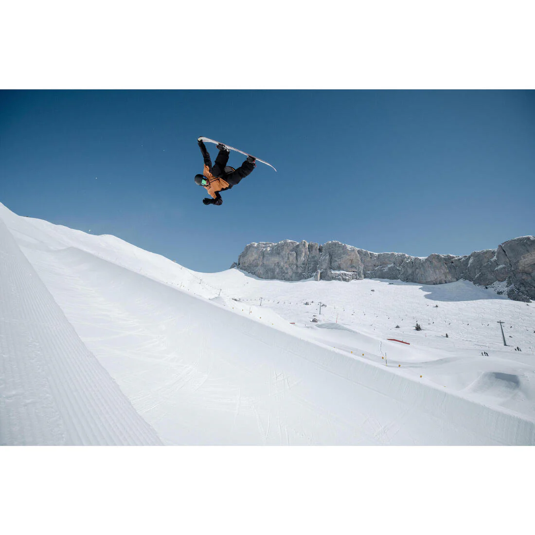 CHAQUETA IMPERMEABLE SNOWBOARD HOMBRE SNB 500 - CAFÉ - Image 11