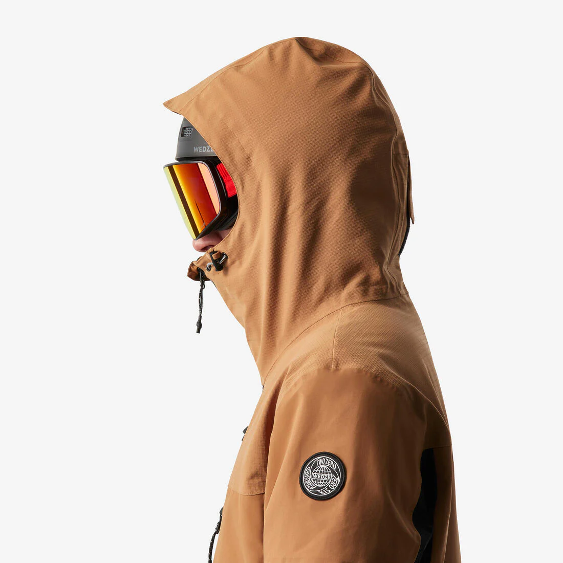 CHAQUETA IMPERMEABLE SNOWBOARD HOMBRE SNB 500 - CAFÉ - Image 5