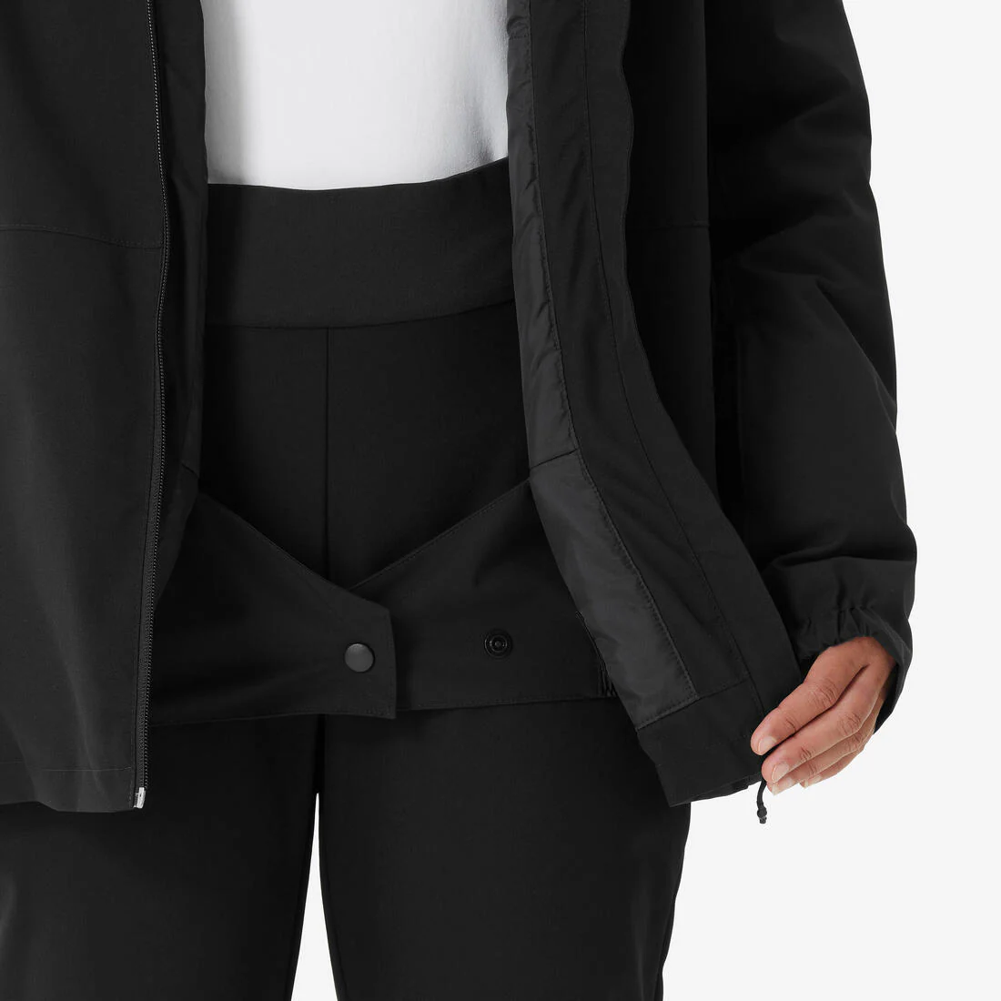 Chaqueta de Nieve Ski y Snowboard Mujer -  Wedze 100 Impermeable Negra - Image 9