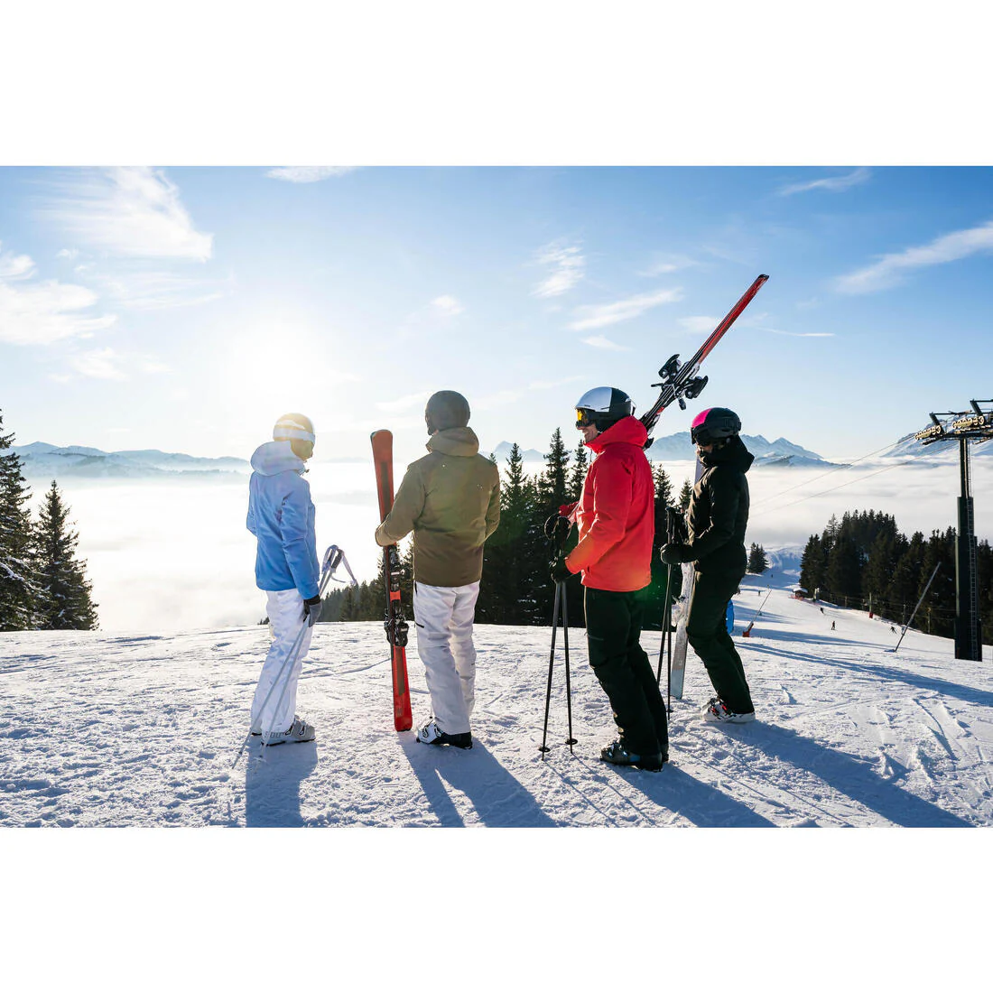 Chaqueta de Nieve Ski y Snowboard Mujer - Wedze 500 Impermeable Negra - Image 16