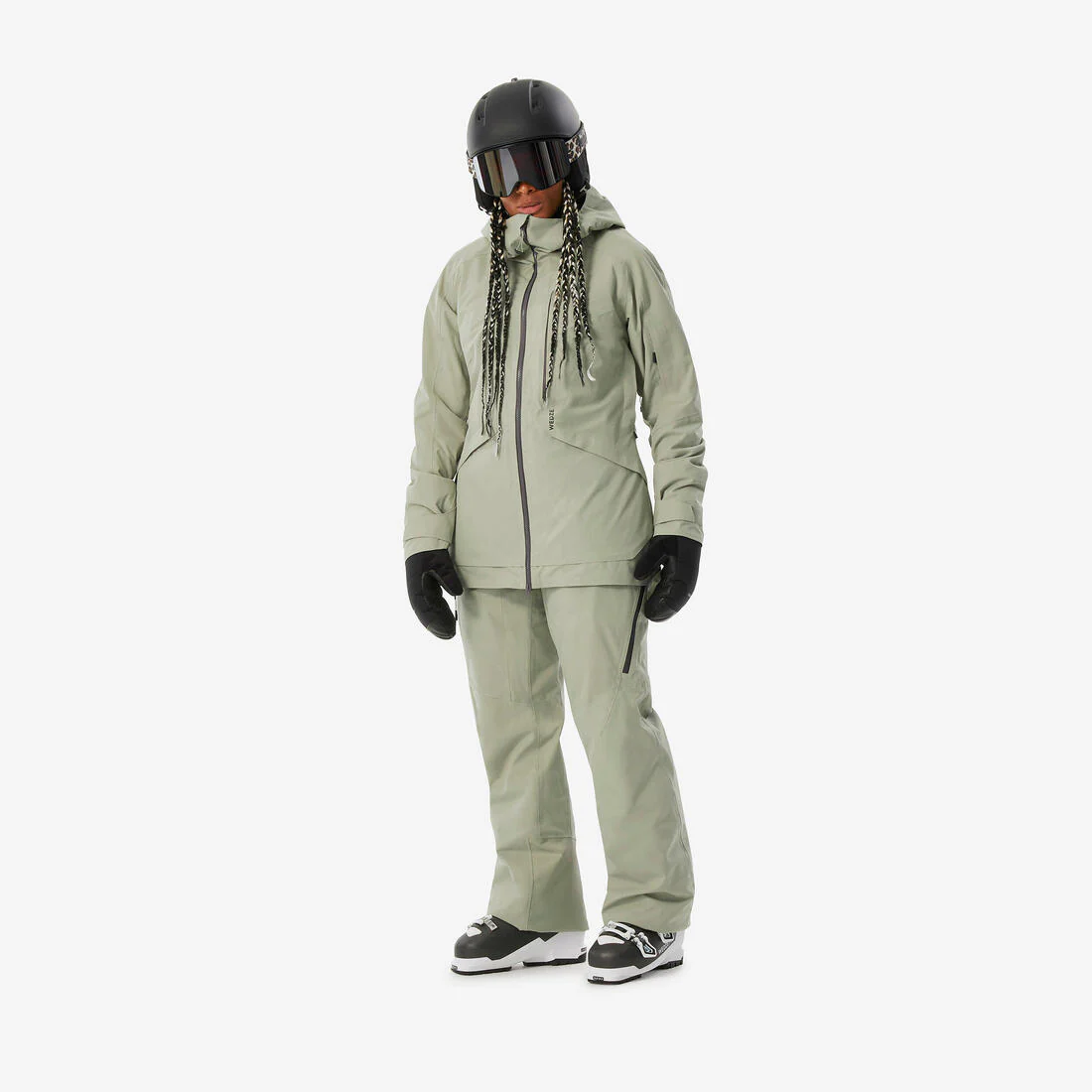 CHAQUETA IMPERMEABLE NIEVE MUJER - FR100 CAQUI - Image 3