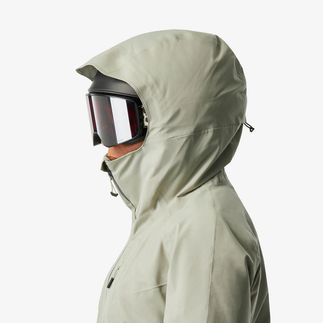 CHAQUETA IMPERMEABLE NIEVE MUJER - FR100 CAQUI - Image 7