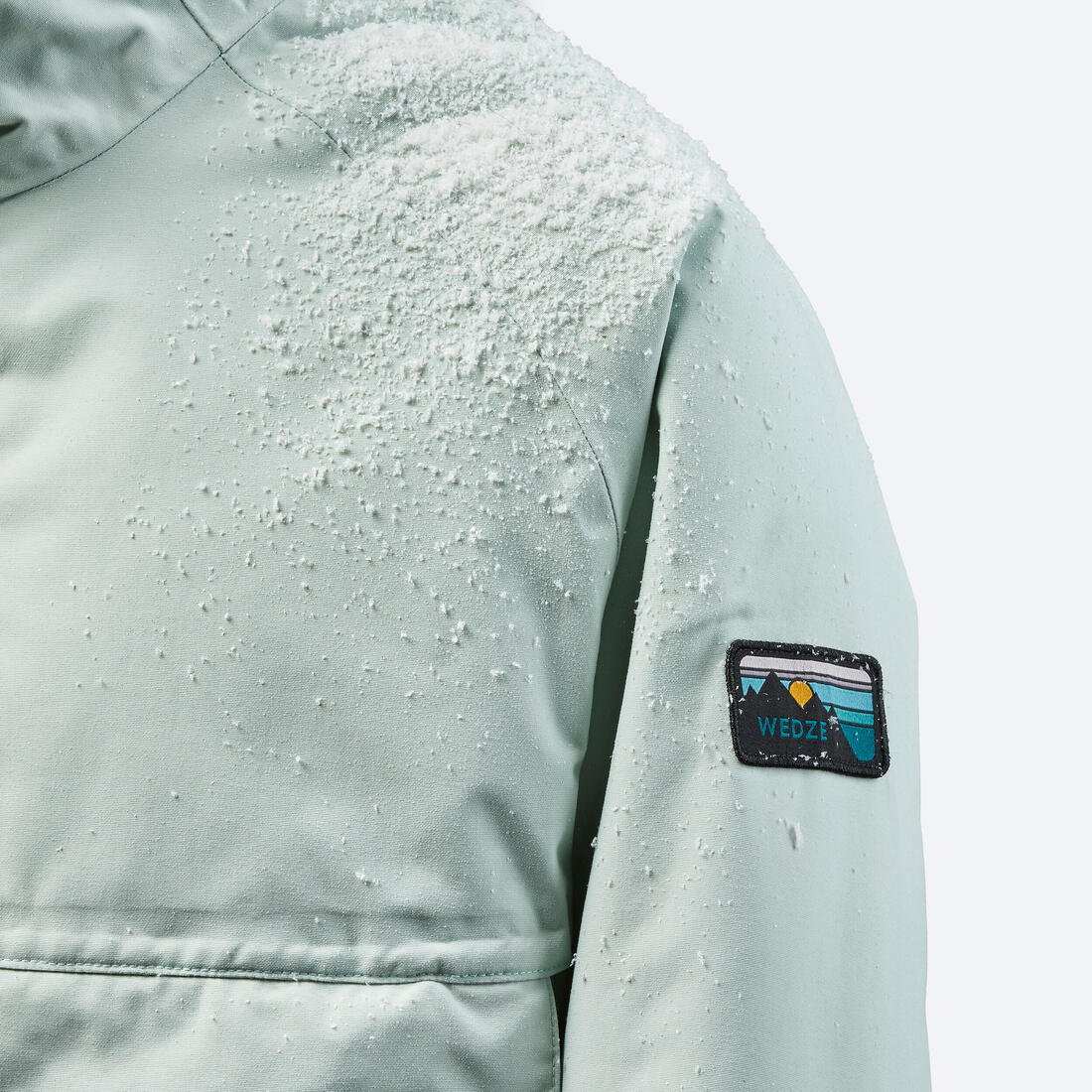 Chaqueta de Nieve Snowboard y Ski Mujer - Dreamscape 100 Impermeable 1/2 Cierre - Image 11